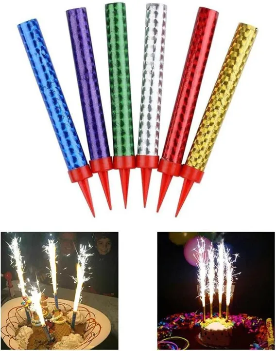 Colorful Cake Candle Set – Party Ready? 2 colorful cake candle set for restaurant events